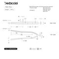 Dedacciai CHAIN STAY 24.0*1.0/.7 MTB 29"