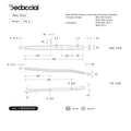 Dedacciai CHAIN STAY 24.0*1.0/.7 CROSS S-BEND