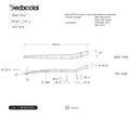Dedacciai CHAIN STAY 24.0*1.0/.7 GRAVEL EVO DOWN BEND