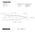 Dedacciai SEAT STAY 16.0*0.7 CROSS S-BEND 12° DEG.
